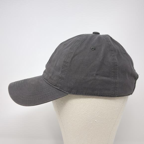 North & Acrux Slideback Baseball Cap Gray One Size Adjustable Cotton Embroidered - Picture 3 of 9